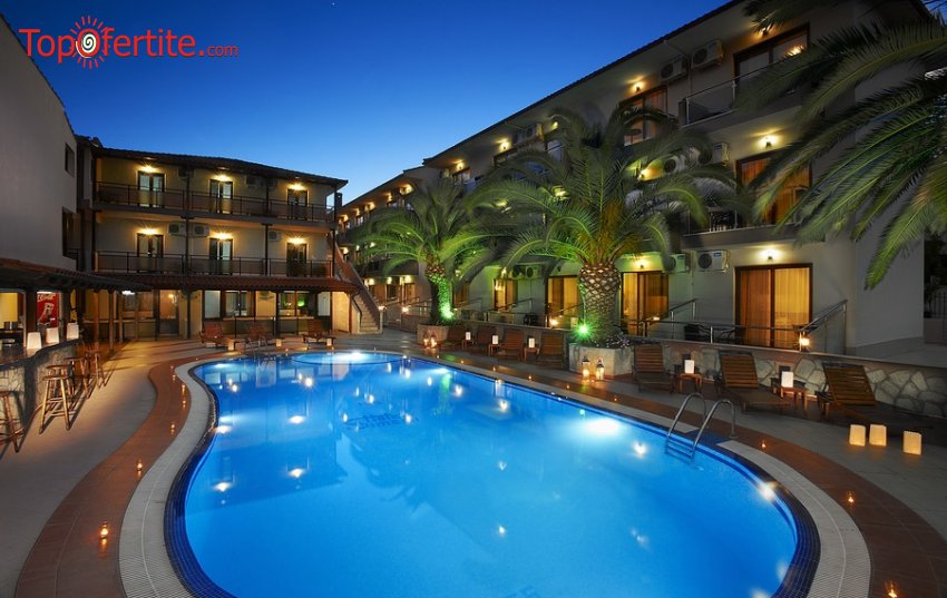 Лято 2025! Simeon Hotel 3*, Ситония, Халкидики, Гърция! Нощувка + закуска, вечеря, ползване на бесейн и безплатно за дете до 12,99 г. на цени от 87 лв. на човек