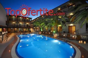 Лято 2025! Simeon Hotel 3*, Ситония, Халкидики, Гърция! Нощувка + закуска, вечеря, ползване на бесейн и безплатно за дете до 12,99 г. на цени от 87 лв. на човек